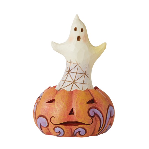 HALLOWEEN POMPOEN MINIFIGUUR - JIM SHORE HEARTWOOD CREEK