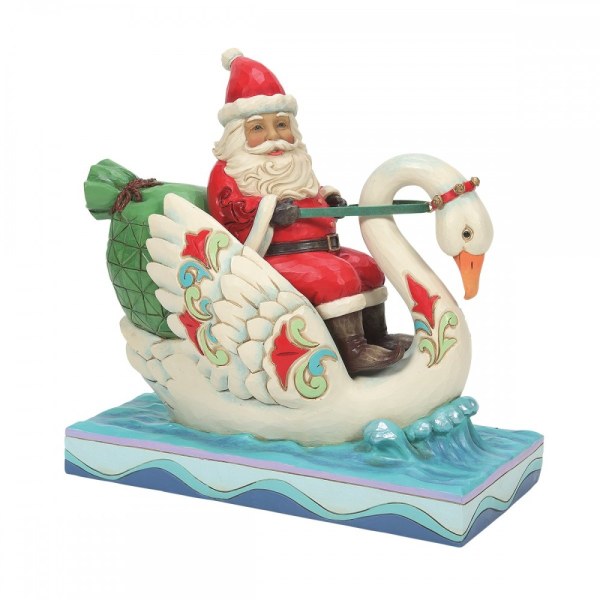 DE ZWAAN VAN DE KERSTMAN - JIM SHORE HEARTWOOD CREEK