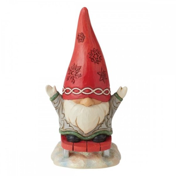 GNOME OP ZIJN SLEE - JIM SHORE HEARTWOOD CREEK