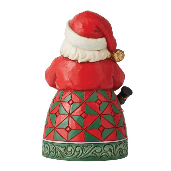 KERSTMAN MET WAPENS GELADEN MET GESCHENKEN - JIM SHORE HEARTWOOD CREEK