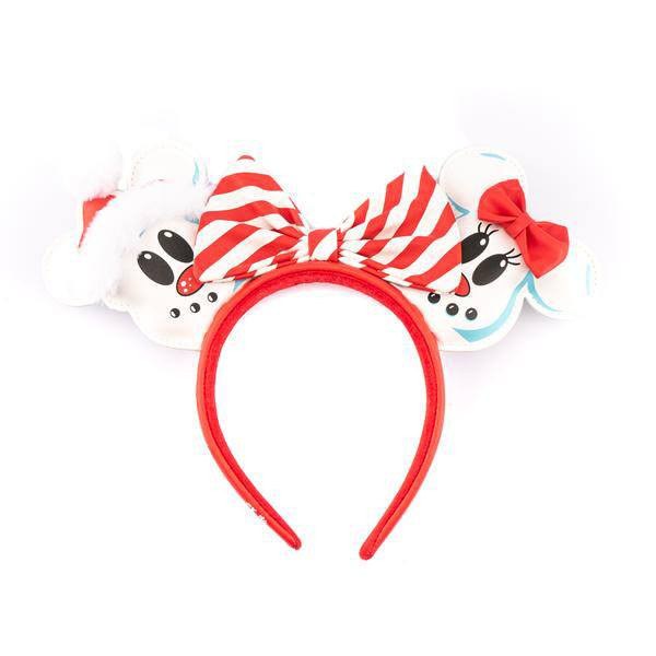 MINNIE & MICKEY SNEEUWMAN HAARBAND - DISNEY LOUNGEFLY