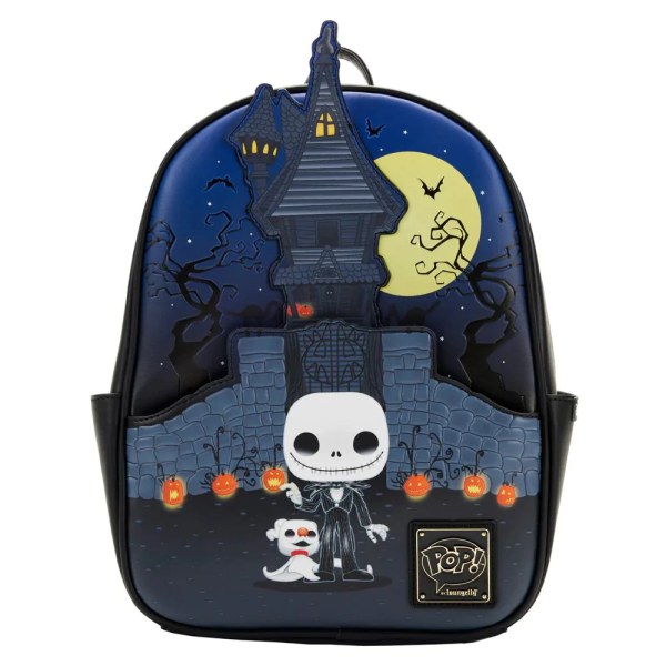 POP JACK SKELLINGTON MINI RUGZAK - DISNEY LOUNGEFLY