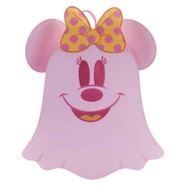 MINI GHOST PASTEL MINNIE RUGZAK (GLOW IN THE DARK) - DISNEY LOUNGEFLY