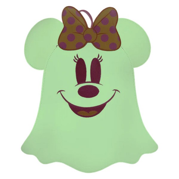 MINI GHOST PASTEL MINNIE RUGZAK (GLOW IN THE DARK) - DISNEY LOUNGEFLY