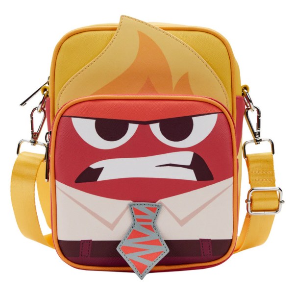 INSIDE OUT ANGER SCHOUDEDTASSEN (GLOW IN THE DARK) - DISNEY LOUNGEFLY
