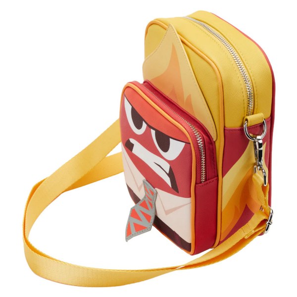 INSIDE OUT ANGER SCHOUDEDTASSEN (GLOW IN THE DARK) - DISNEY LOUNGEFLY