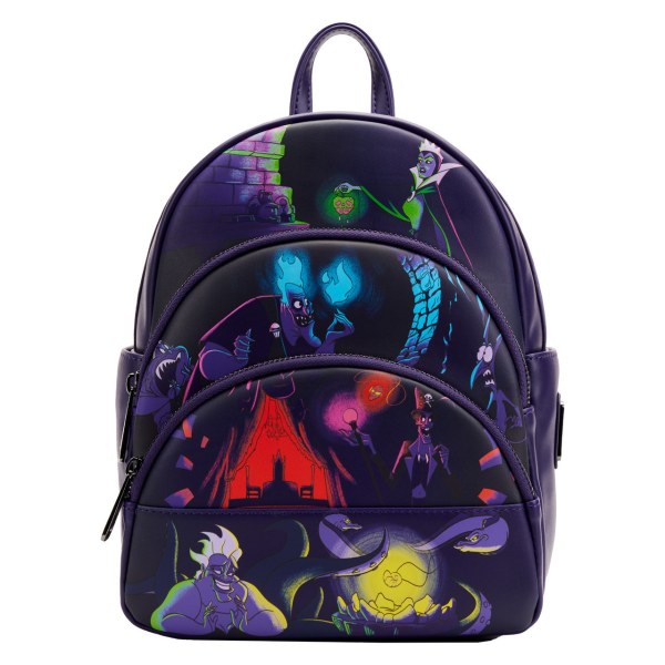 VILLAINS MINI RUGZAK (GLOW IN THE DARK) - DISNEY LOUNGEFLY