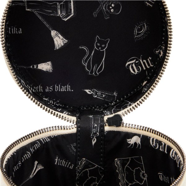 ZWARTE VLAM HOCUS POCUS SCHOUDEDTASSEN ( GLOWS IN THE DARK ) - DISNEY LOUNGEFLY