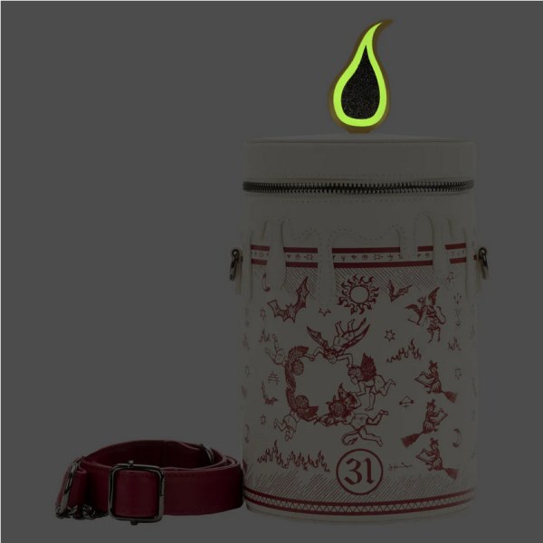 ZWARTE VLAM HOCUS POCUS SCHOUDEDTASSEN ( GLOWS IN THE DARK ) - DISNEY LOUNGEFLY