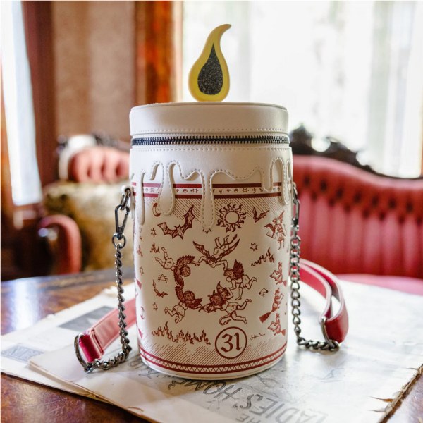 ZWARTE VLAM HOCUS POCUS SCHOUDEDTASSEN ( GLOWS IN THE DARK ) - DISNEY LOUNGEFLY