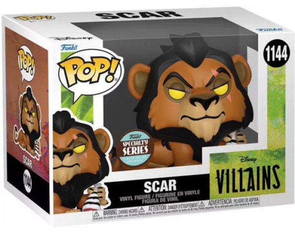 FUNKO POP! 1144 - DISNEY DE LEEUWENKONING - SCAR - SPECIALITY SERIES