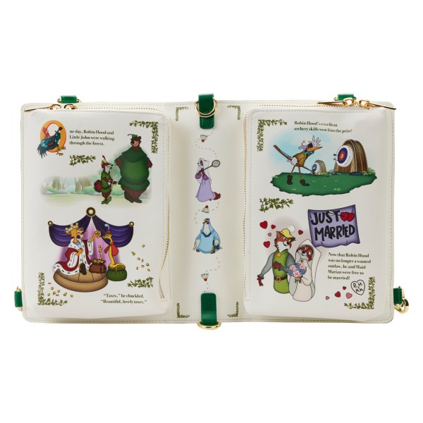 ROBIN HOOD KLASSIEKE BOEK CONVERTEERBARE SCHOUDEDTASSEN - DISNEY LOUNGEFLY