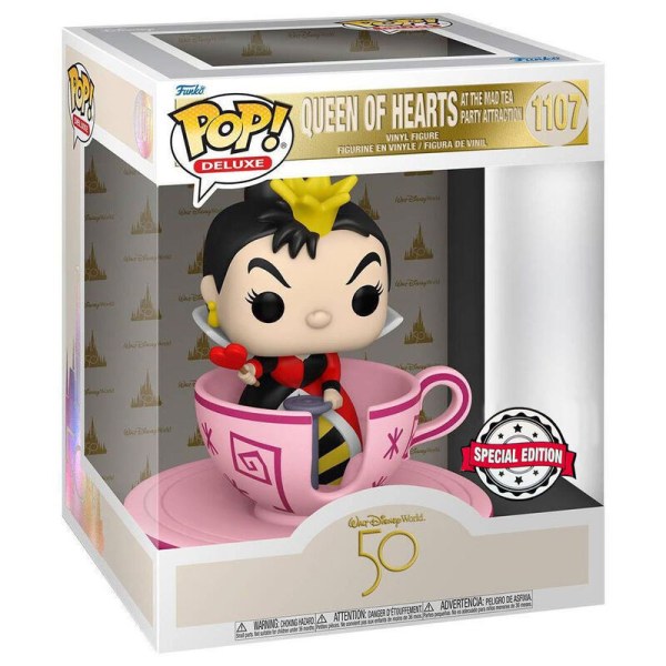 FUNKO POP! 1107 SPECIALE EDITIE - DISNEY WORLD 50E HARTENKONINGIN IN BEKER - ALICE IN WONDERLAND