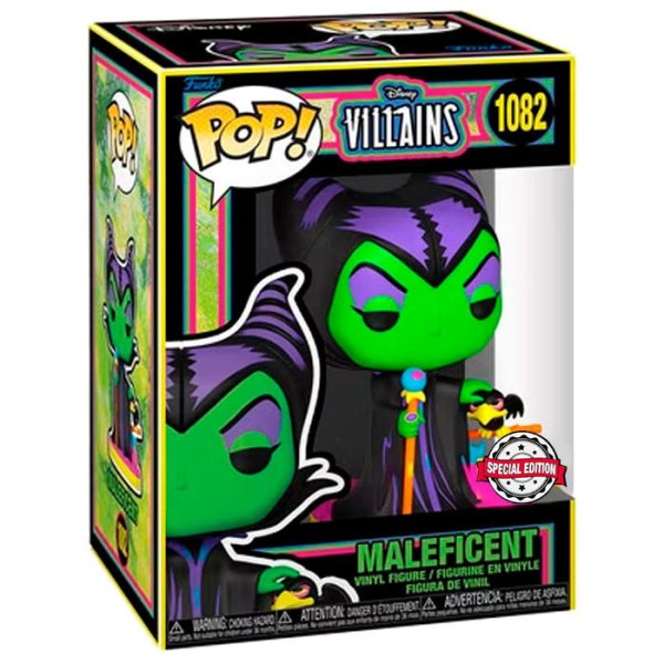 FUNKO POP! 1082 - MALEFICENT ZWART LICHT - DOORSLAAPSCHOONHEID - SPECIALE EDITIE