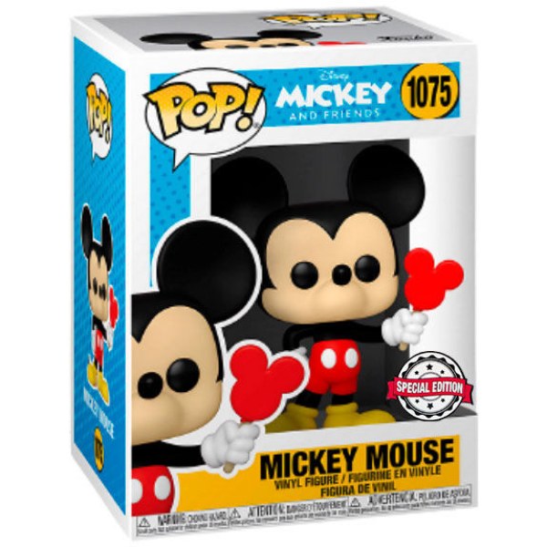 FUNKO POP! 1075 - MICKEY MUIS MET FOPPEN - SPECIALE EDITIE