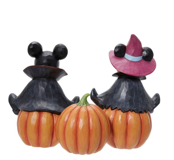 MICKEY & MINNIE HALLOWEEN FOSPHORESCENT - DISNEY TRADITIONS