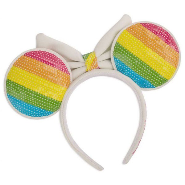 MINNIE MUIS REGENBOOG HAARBAND PAILLETTEN - DISNEY LOUNGEFLY