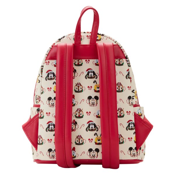 MINI RUGZAK EN HAARBAND MICKEY AND FRIENDS MOKKEN - DISNEY LOUNGEFLY