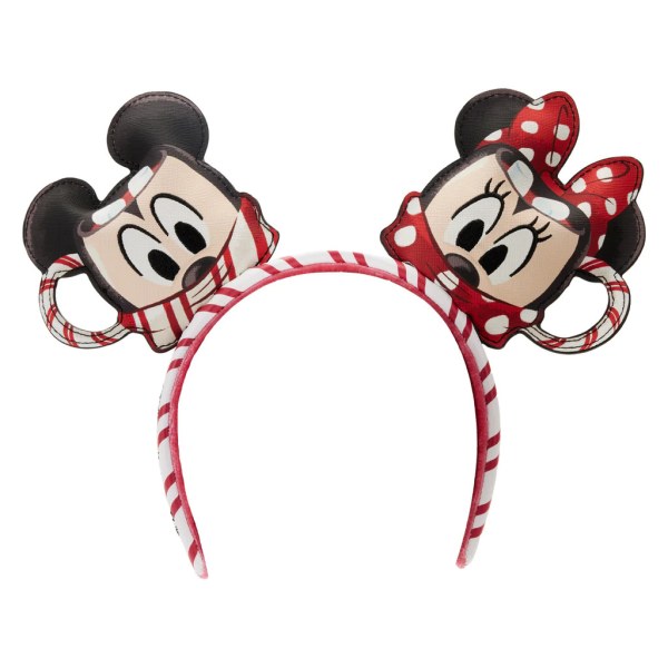 MINI RUGZAK EN HAARBAND MICKEY AND FRIENDS MOKKEN - DISNEY LOUNGEFLY