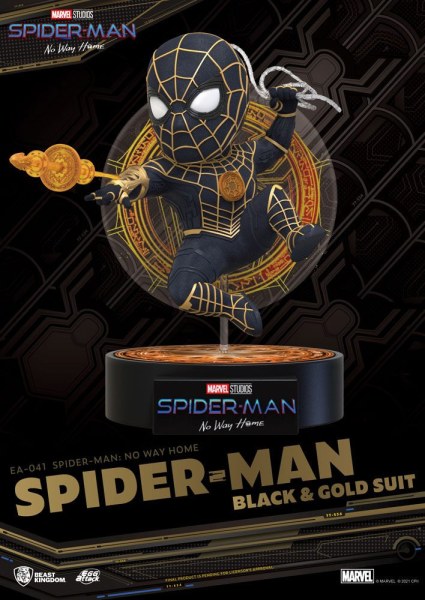 EGG ATTACK SPIDER-MAN NO WAY HOME - SPIDER-MAN ZWART & GOUD PAK