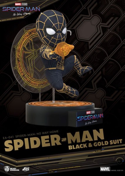 EGG ATTACK SPIDER-MAN NO WAY HOME - SPIDER-MAN ZWART & GOUD PAK