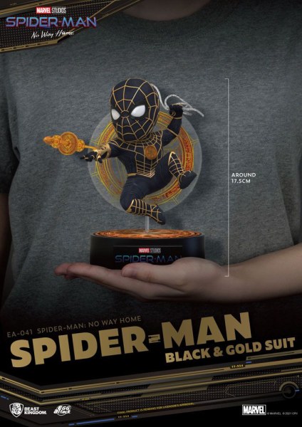 EGG ATTACK SPIDER-MAN NO WAY HOME - SPIDER-MAN ZWART & GOUD PAK