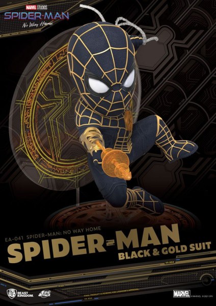 EGG ATTACK SPIDER-MAN NO WAY HOME - SPIDER-MAN ZWART & GOUD PAK