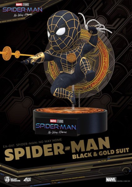 EGG ATTACK SPIDER-MAN NO WAY HOME - SPIDER-MAN ZWART & GOUD PAK