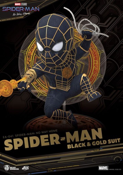 EGG ATTACK SPIDER-MAN NO WAY HOME - SPIDER-MAN ZWART & GOUD PAK