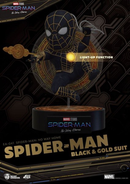 EGG ATTACK SPIDER-MAN NO WAY HOME - SPIDER-MAN ZWART & GOUD PAK