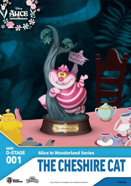 PAKKET 6 MINIBEELDJES ALICE IN WONDERLAND - MINI DISNEY D-STAGE
