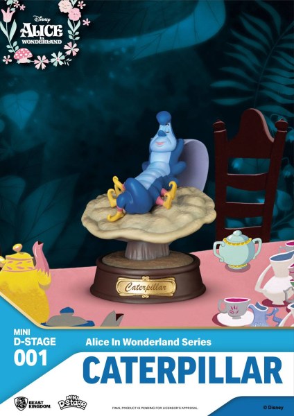 PAKKET 6 MINIBEELDJES ALICE IN WONDERLAND - MINI DISNEY D-STAGE