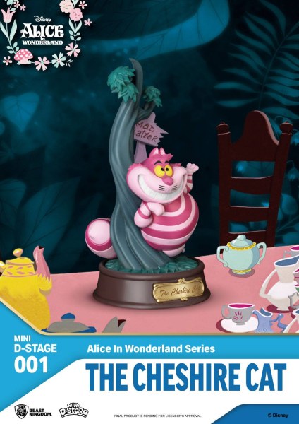 PAKKET 6 MINIBEELDJES ALICE IN WONDERLAND - MINI DISNEY D-STAGE