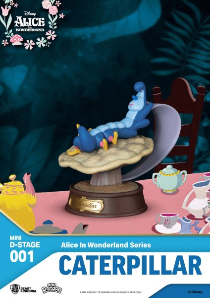 PAKKET 6 MINIBEELDJES ALICE IN WONDERLAND - MINI DISNEY D-STAGE