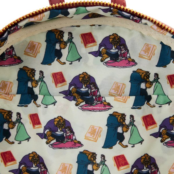 MINI RUGZAK SCHOONHEID EN HET BEEST BIBLIOTHEEK SCÈNE - DISNEY LOUNGEFLY