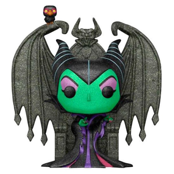 FUNKO POP! 784 - DISNEY SLEEPING SCHOONHEID - MALEFICENT OP HAAR TROON DIAMANT VERSIE