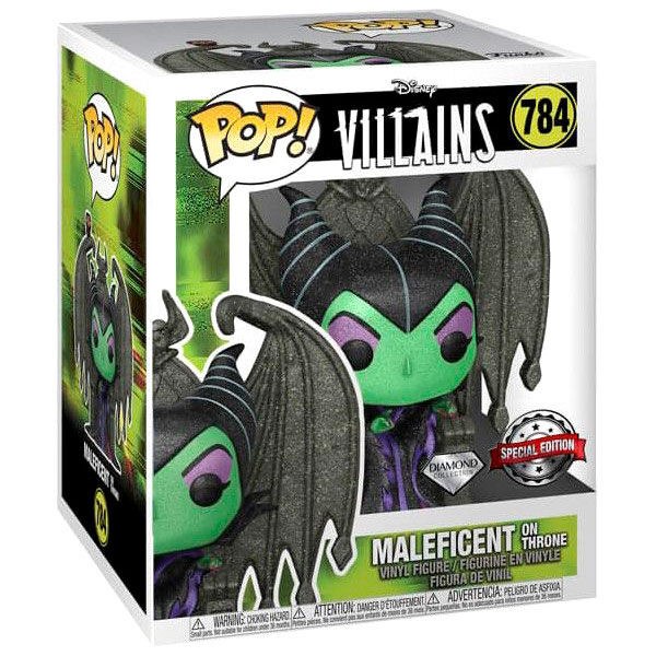 FUNKO POP! 784 - DISNEY SLEEPING SCHOONHEID - MALEFICENT OP HAAR TROON DIAMANT VERSIE