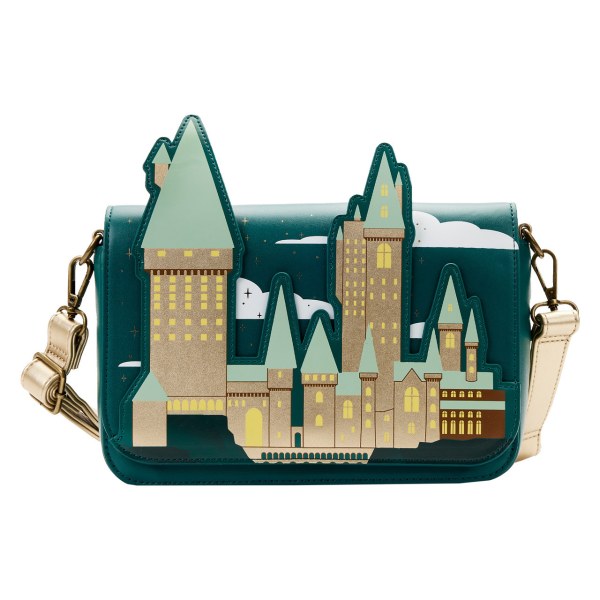 GOUDEN ZWEINSTEIN SCHOUDERTAS - HARRY POTTER LOUNGEFLY