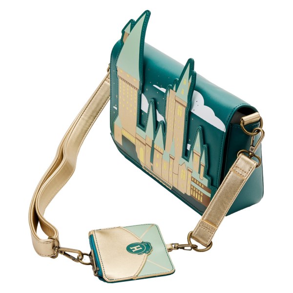 GOUDEN ZWEINSTEIN SCHOUDERTAS - HARRY POTTER LOUNGEFLY