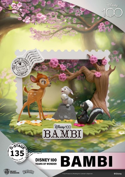DIORAMA BAMBI - DISNEY 100E VERJAARDAG D-STAGE