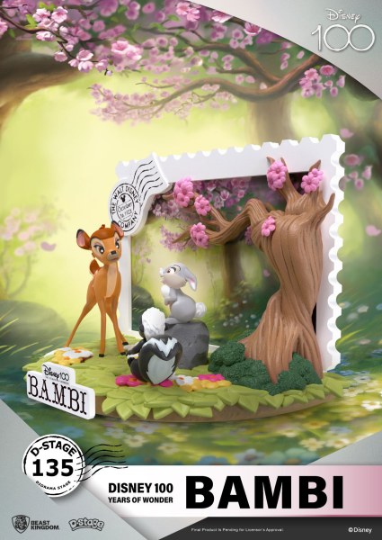 DIORAMA BAMBI - DISNEY 100E VERJAARDAG D-STAGE
