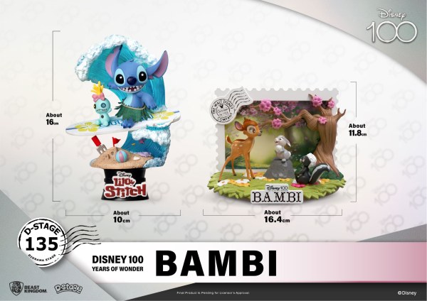 DIORAMA BAMBI - DISNEY 100E VERJAARDAG D-STAGE