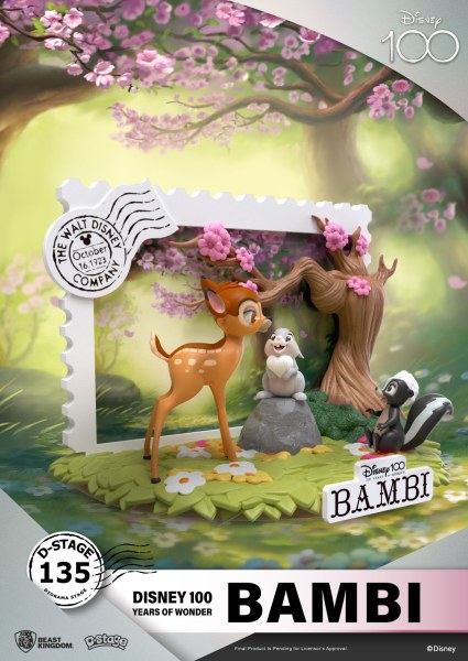DIORAMA BAMBI - DISNEY 100E VERJAARDAG D-STAGE