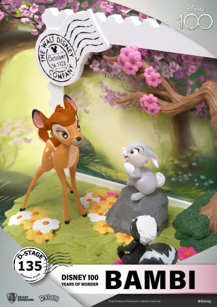 DIORAMA BAMBI - DISNEY 100E VERJAARDAG D-STAGE