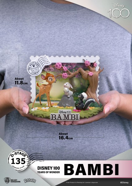 DIORAMA BAMBI - DISNEY 100E VERJAARDAG D-STAGE