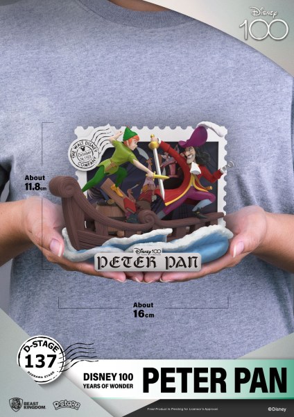 DIORAMA PETER PAN - DISNEY 100E VERJAARDAG D-STAGE