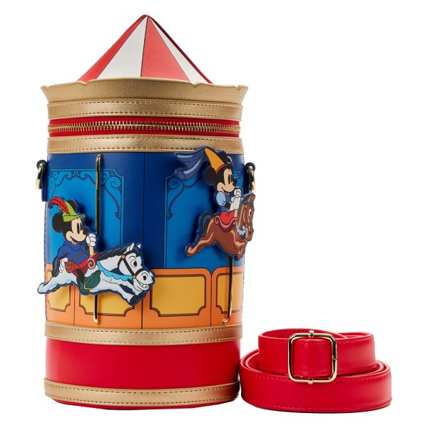MICKEY & MINNIE BRAVE LITTLE TAILORS CARROUSEL SCHOUDEDTASSEN - DISNEY LOUNGEFLY