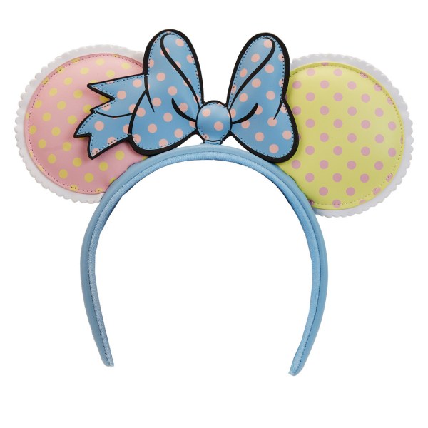 MINNIE PASTEL KLEURBLOCK STIPPEN HAARBAND - DISNEY LOUNGEFLY
