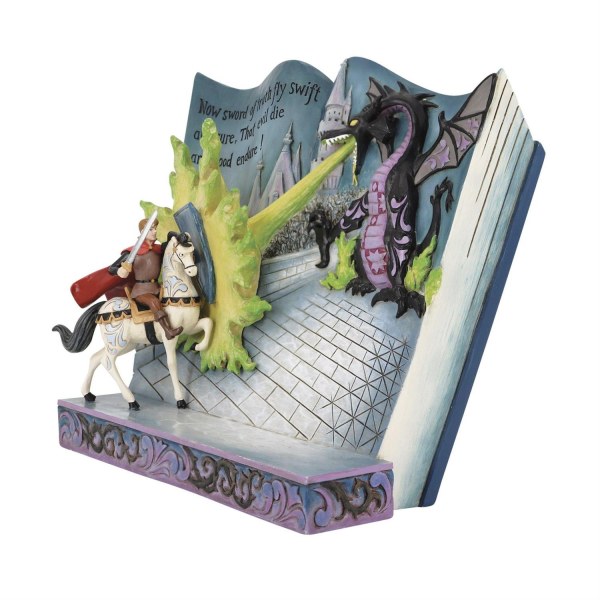 STORYBOOK PRINS PHILLIP EN DE MALEFICENT DRAAK - DISNEY TRADITIONS