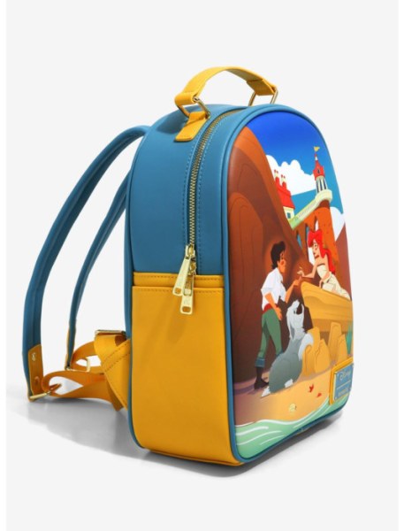 MINI RUGZAK DE KLEINE MEERMIN ARIEL & ERIC OP HET STRAND - DISNEY LOUNGEFLY